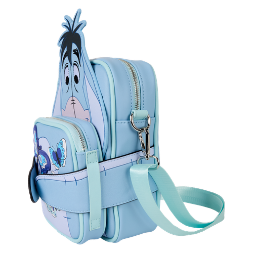 Disney: Winnie The Pooh Floral Eeyore Crossbuddies Cosplay Crossbody Bag With Coin Bag